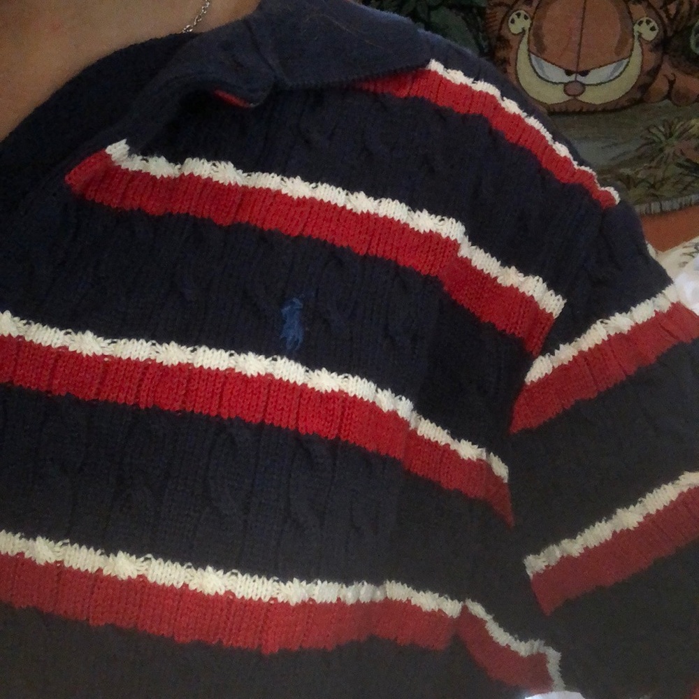 Polo by Ralph Lauren v-neck sweater.